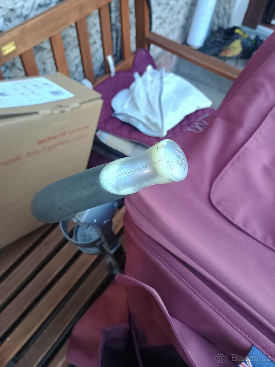 Golfový kočárek Maclaren XLR + miminkovník/korbička 0+ - 11