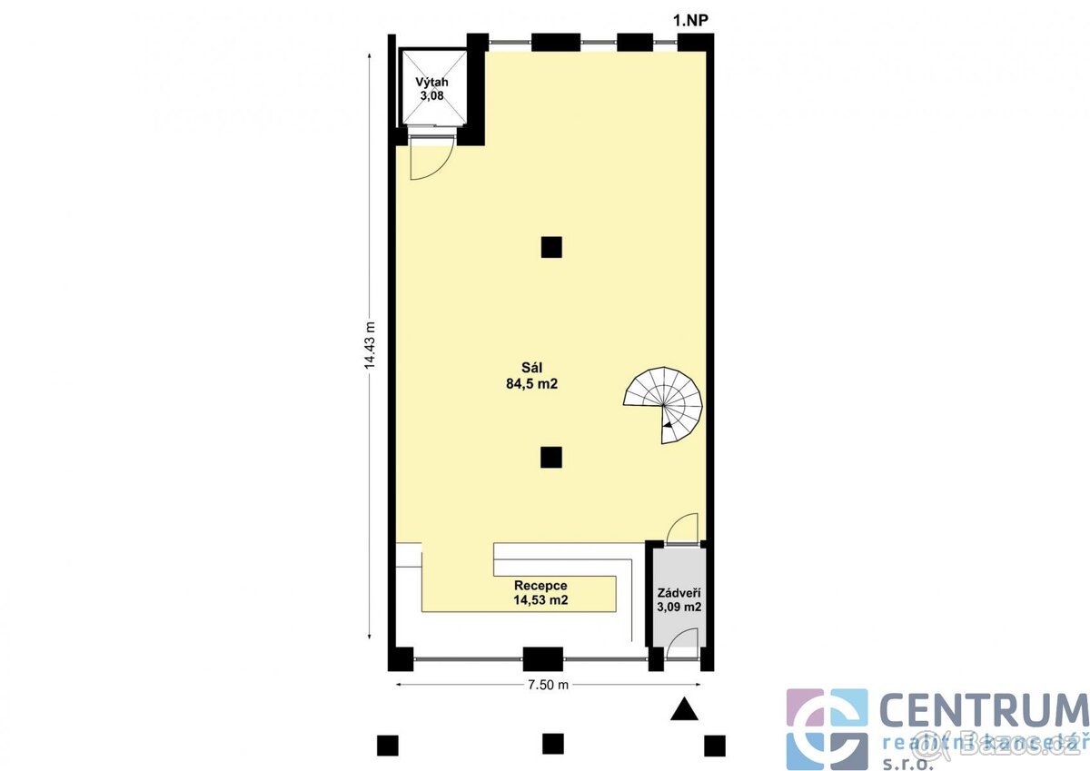 Pronájem komerčních prostor 264m2 - 11
