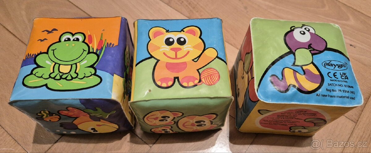 Chrastítko Fisher-Price, měkké kostky, knížka do vody - 11