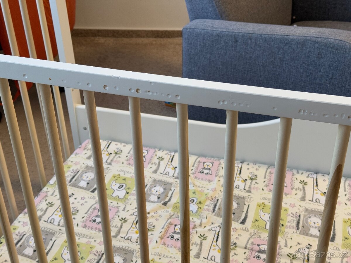 Postýlka KinderKraft LUNKY white - 11