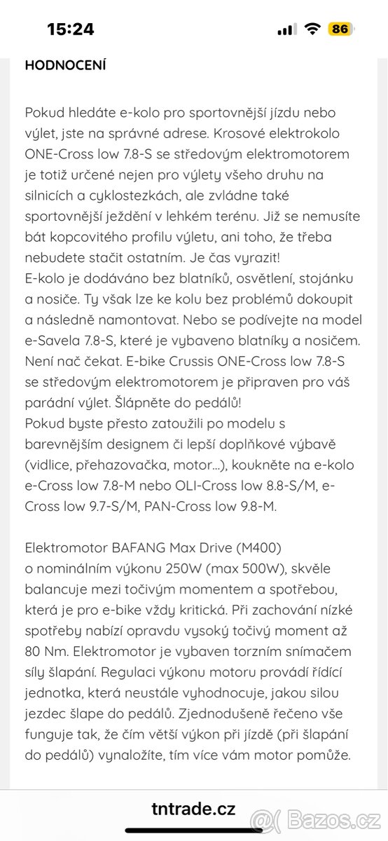 Elektrokolo CRUSISS ONE-Cross Low - 11