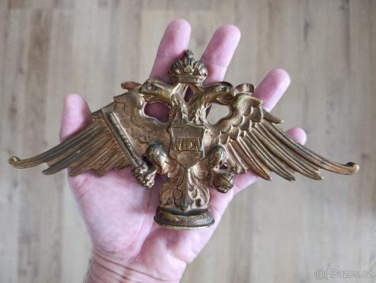 Velká a těžká RU orlice / R-U orel. Krásný sběratelský kus - 11