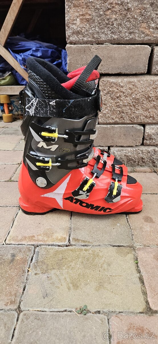 Sjezdové lyže Fischer+lyžáky Atomic - 11