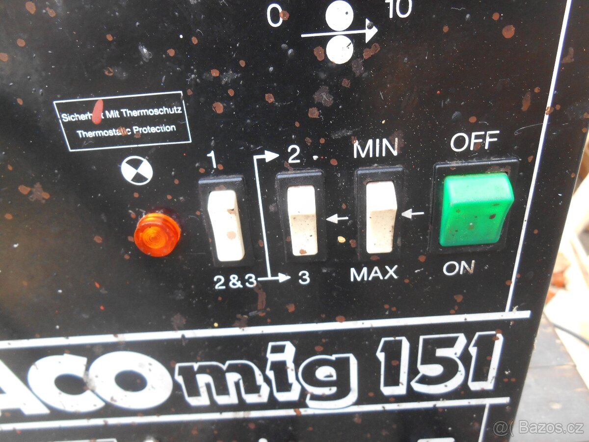 svářečka SAB Daco mig151 s bombou co2 - 11