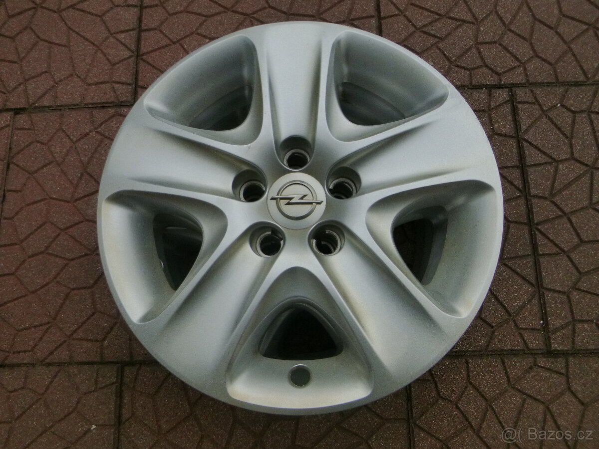 Plechové disky sada - originál Opel GM 5x110 6,5Jx16 ET39 - 11