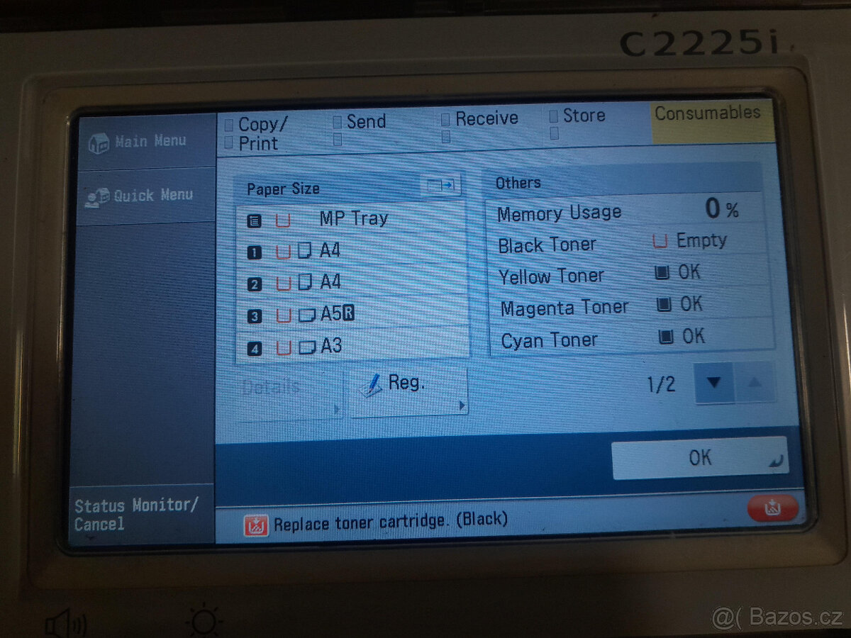 Barevná A3 kopírka Canon iRA C2225i - 11