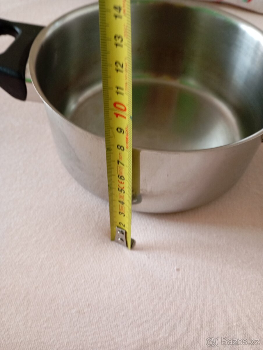 vintage smaltované plechy,smalt ,nerez pánev,barová židle - 11