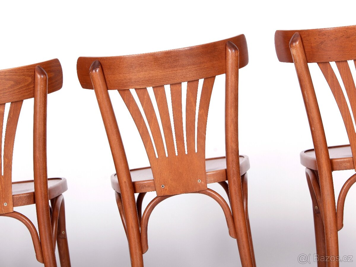 Populární bukové židle TON, 10 kusů. - 11