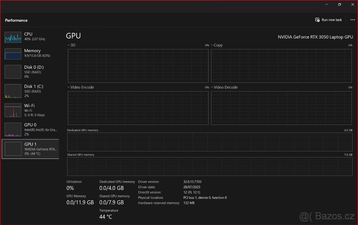 HP Pavilion Gaming – i5, RTX 3050, 16GB RAM, 2x SSD - 11