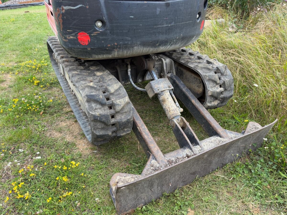 Pásové minirypadlo Kubota U17-3a, hmotnost 1.73 t - 11