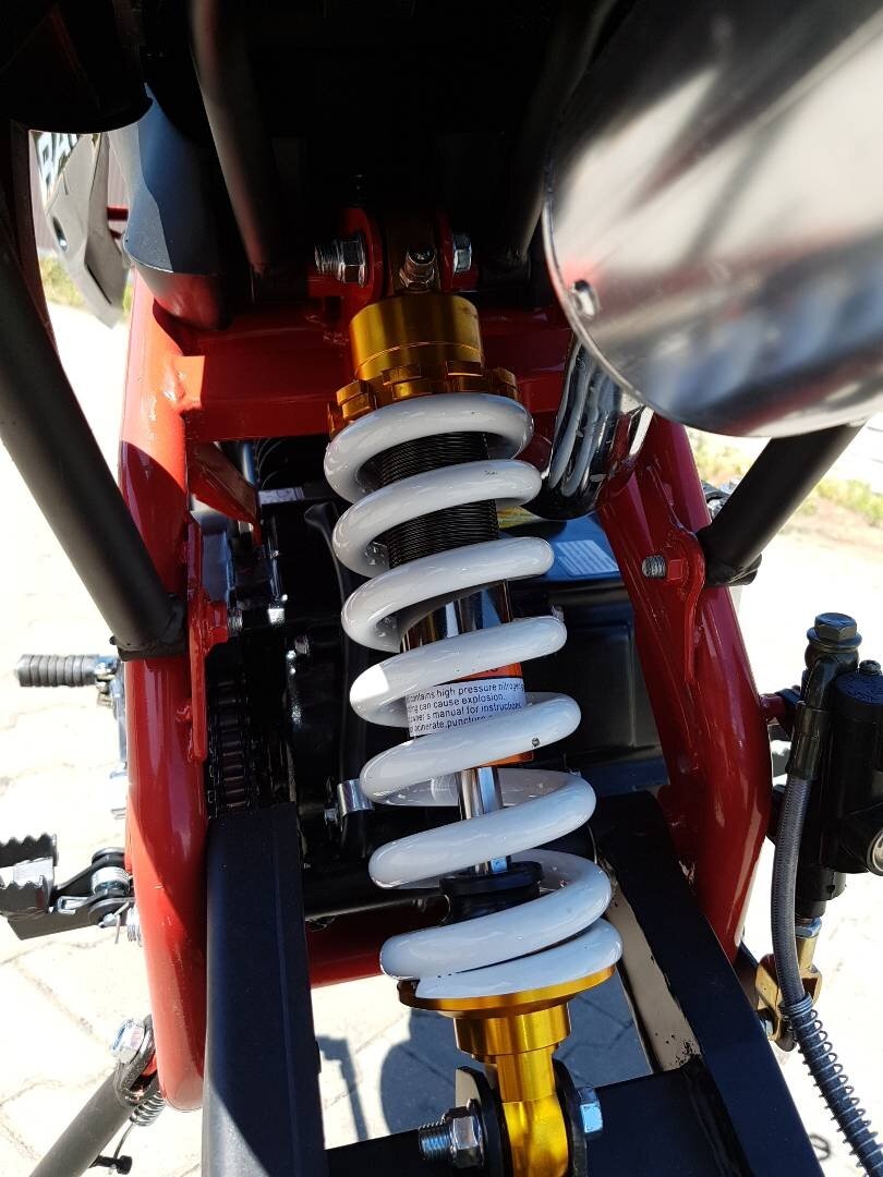 motorka Sky 125ccm 17/14 černá - 11