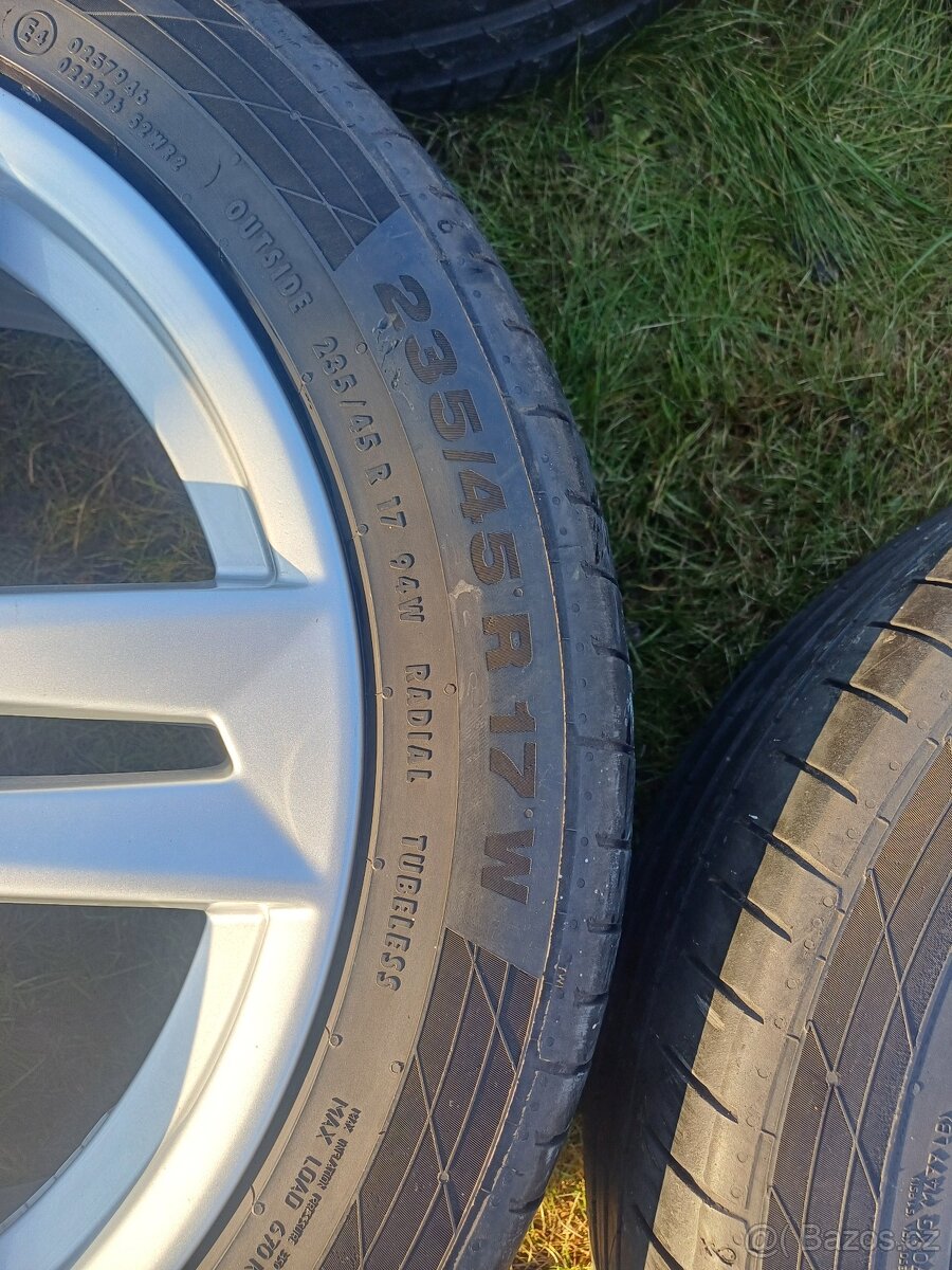 VW Alu kola 7J 17 et 42 originál, rozteč 5x112 - 11