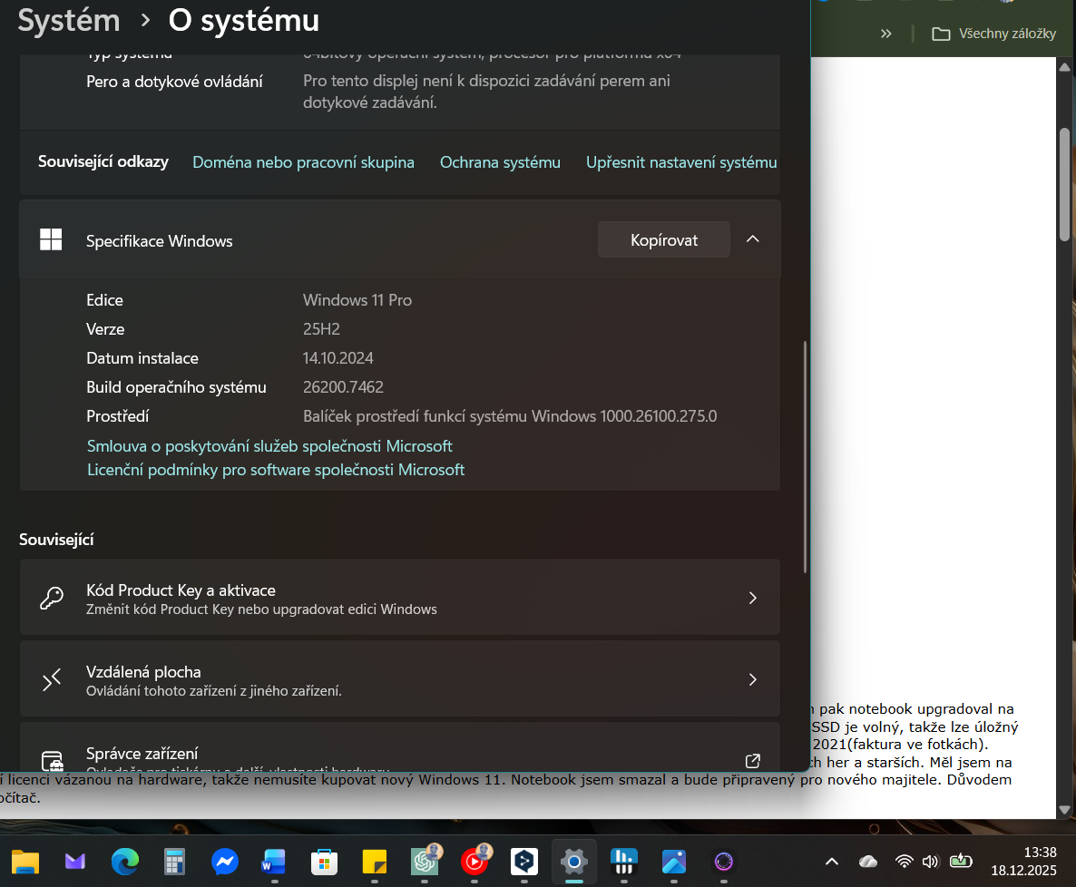 Herní Notebook MSI GF63 Thin 10UC-438XCZ - 11