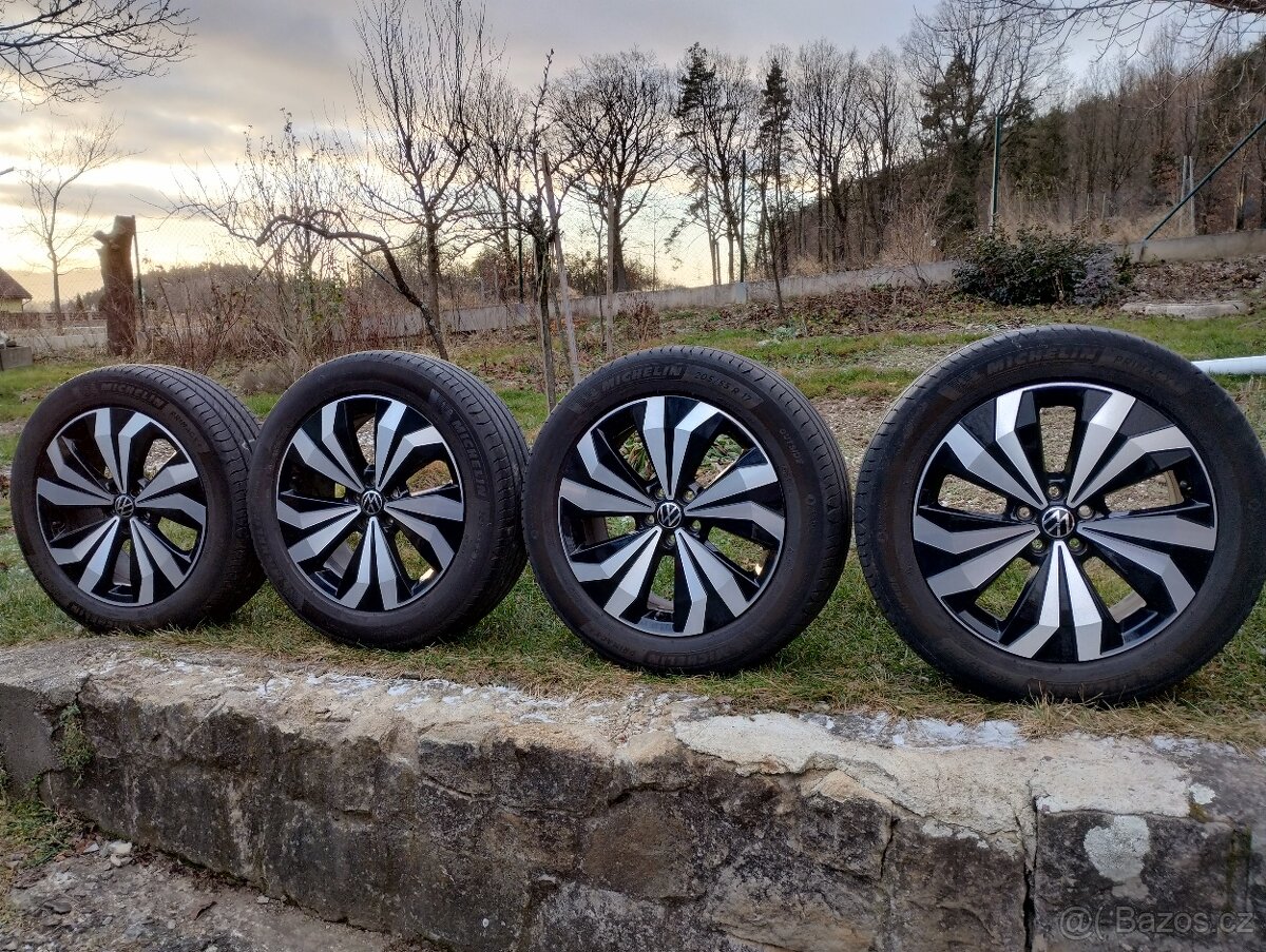 Originál ALU kola VW T-cross R17 + letní pneu - 11