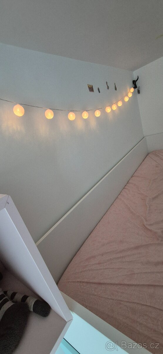 Ikea dětská patrová postel Smastad + ZDARMA matrace - 11