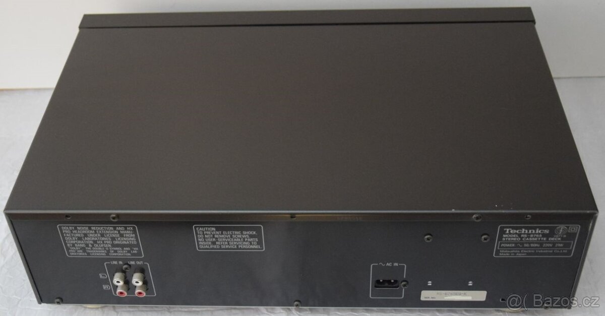 Tape deck TECHNICS RS-B765, 3 hlavy, CLASS AA, Quartz DD - 11
