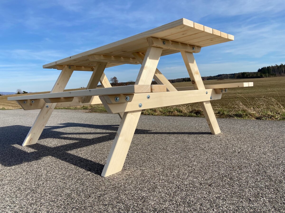 Pivní set / lavice do kiosku či na zahradu – IHNED SKLADEM - 11