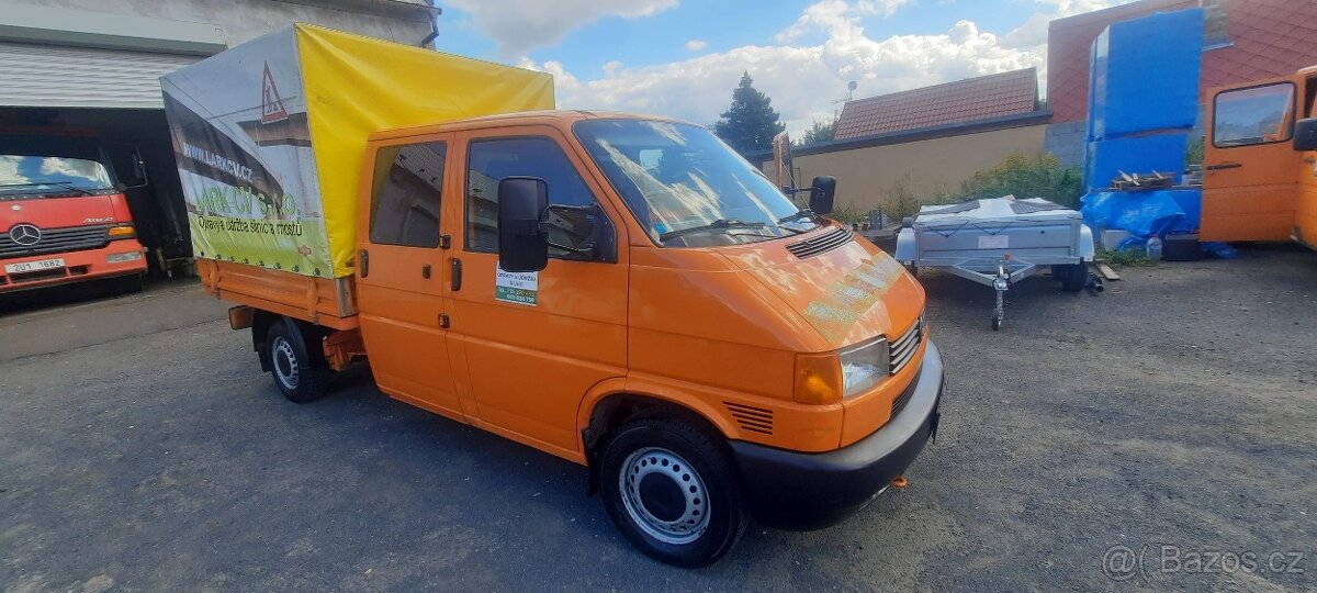 VW - Volkswagen T4, valník, double cabine, DPH - 11