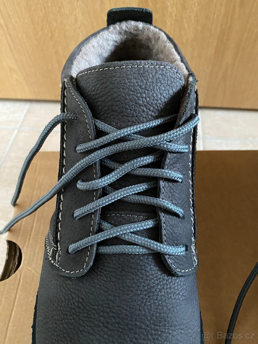Nové pánské kožené zimní boty Baťa s kožichem - č. 44 - 11