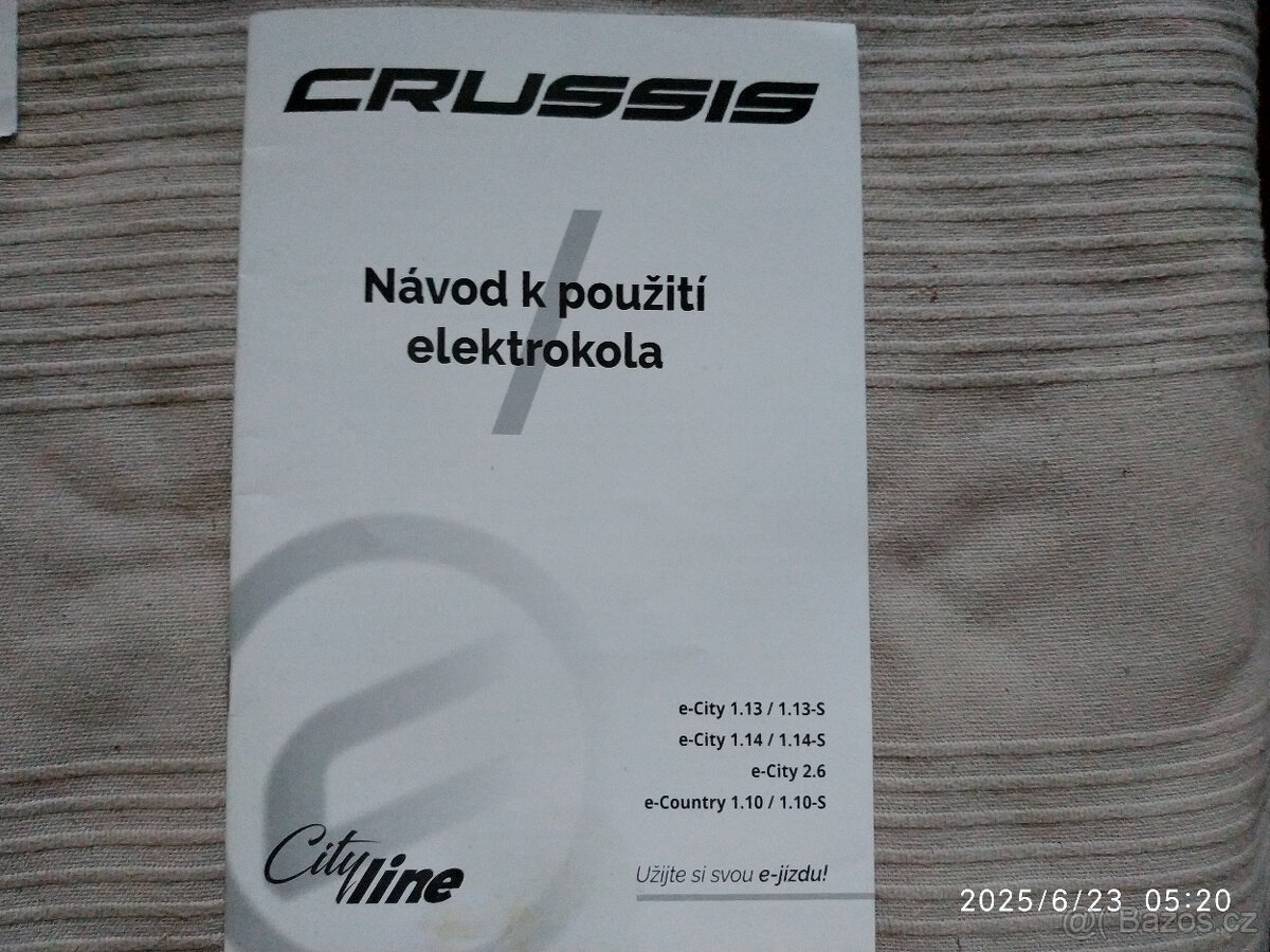 Pěkné městské elektrokolo Crussis e-City 1.13 - 11