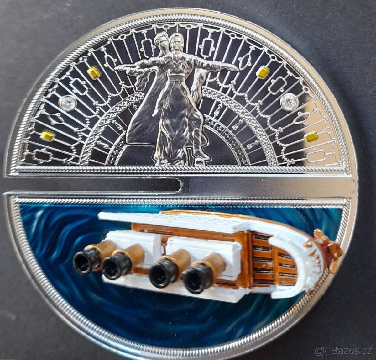 Unikátní stříbrná 3D mince Titanic - 11