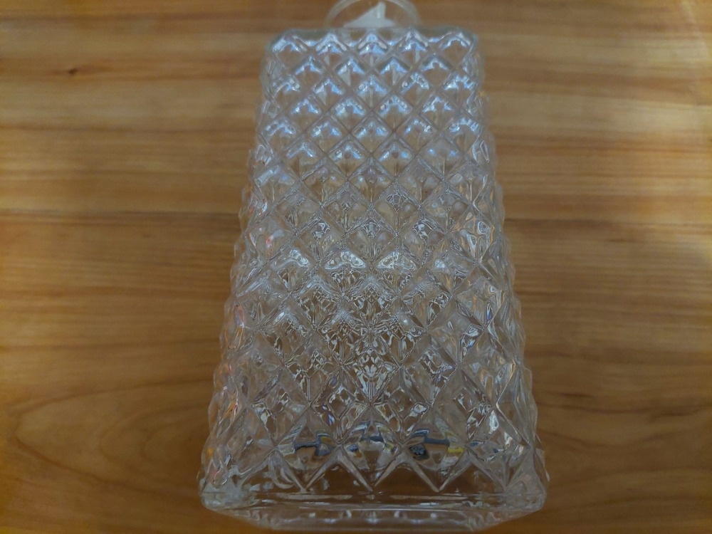 Retro stará sklenice či karafa na whisky, whiskey, koňak rum - 11