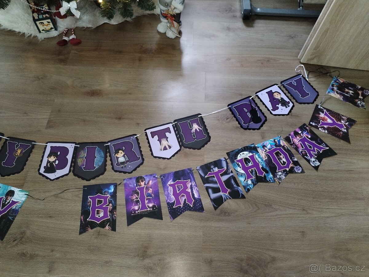 Wednesday výzdoba narozeninová - 11