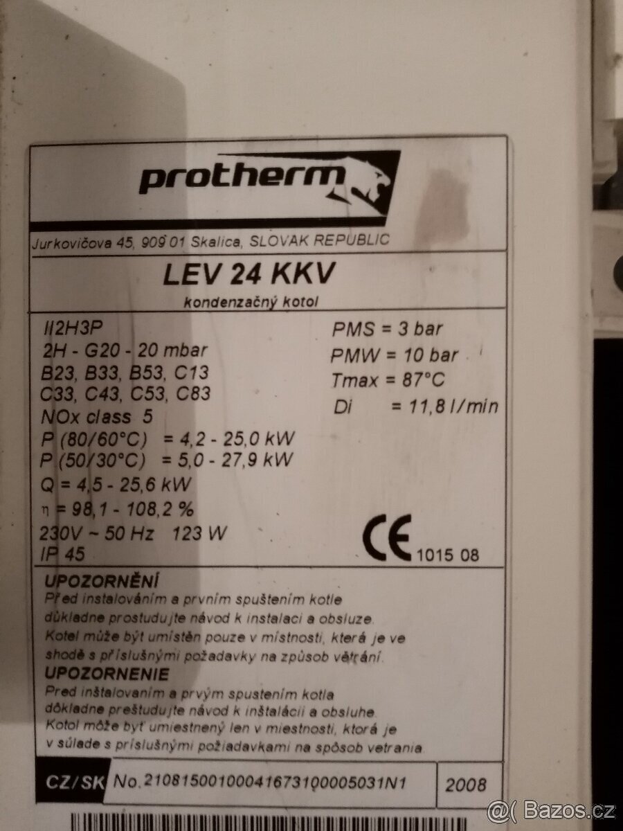Protherm LEV 24 KKV - 11