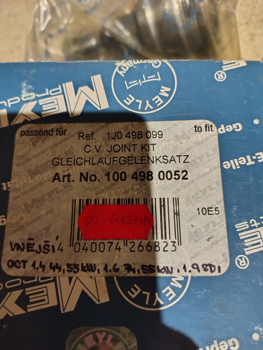 Kloub poloosy 1 - 11