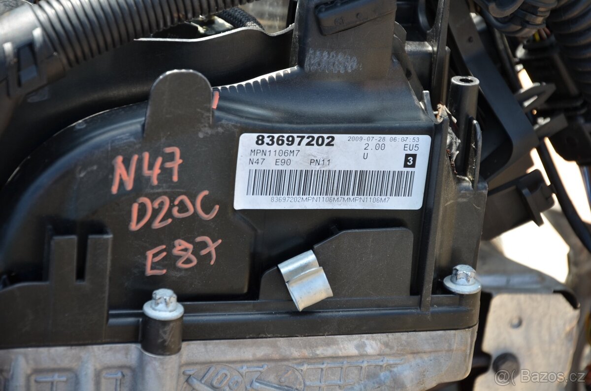BMW řada 1, E87, řada 3, E90 - motor N47D20C, EU5 - 11