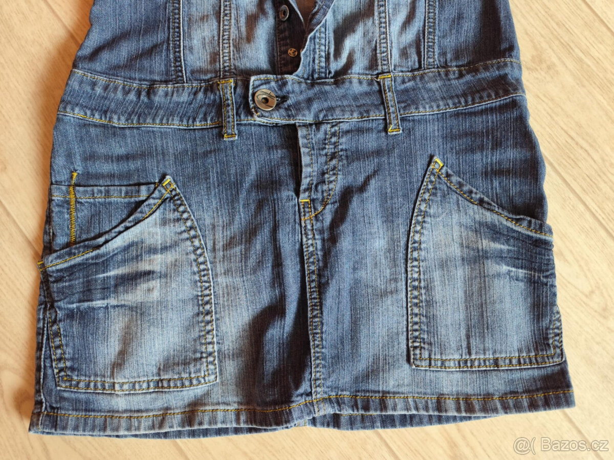 Minišaty džínové vel.M/38 Otostop X-Clusive Jeans - 11