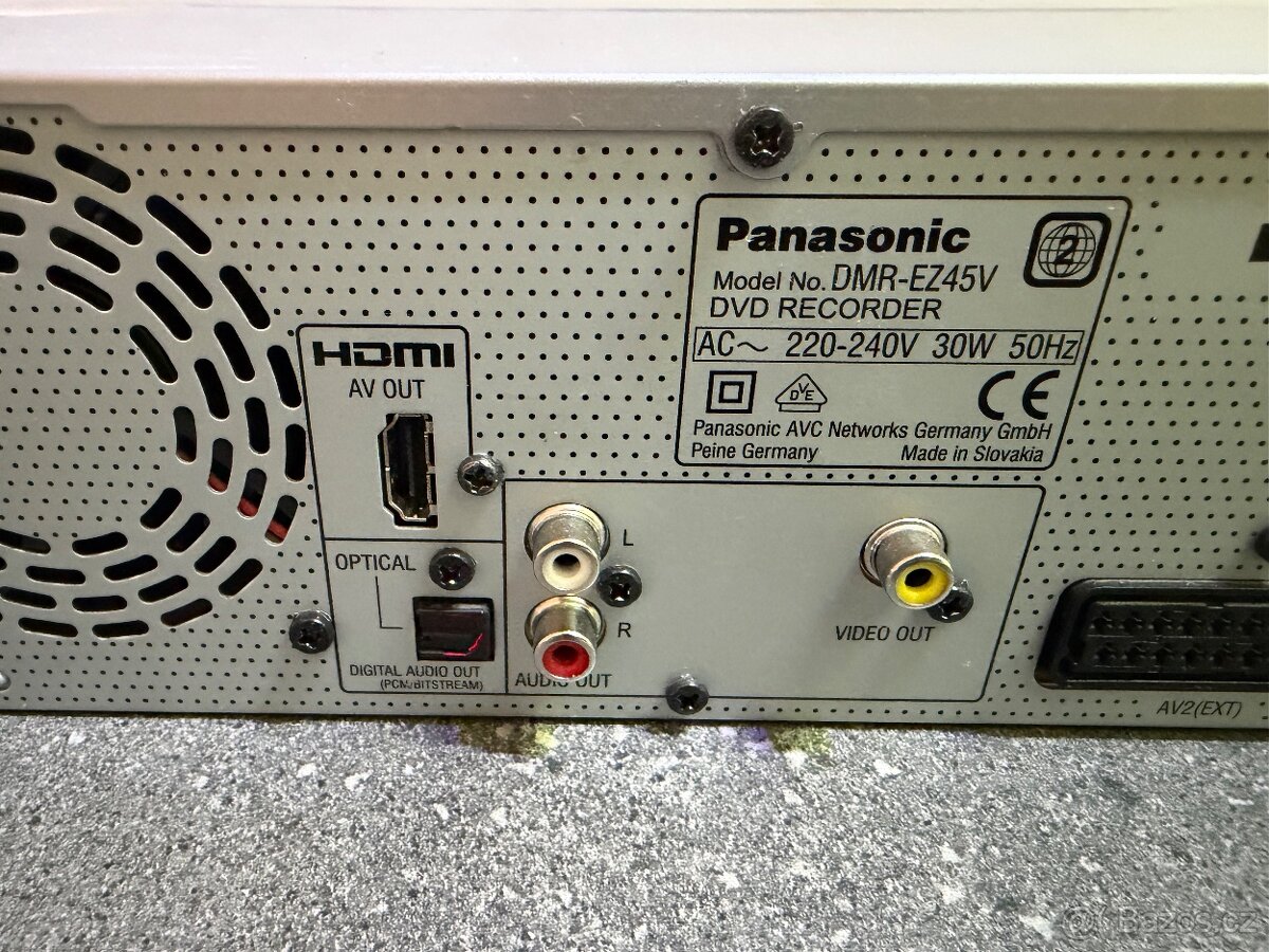 Combo rekordér Panasonic DMR-EZ45V s HDMI - 11