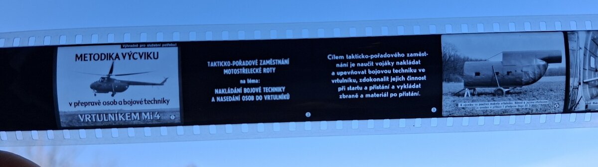 Vojenské výukové filmy ČSLA – výcvikové diafilmy (5 kusů) - 11