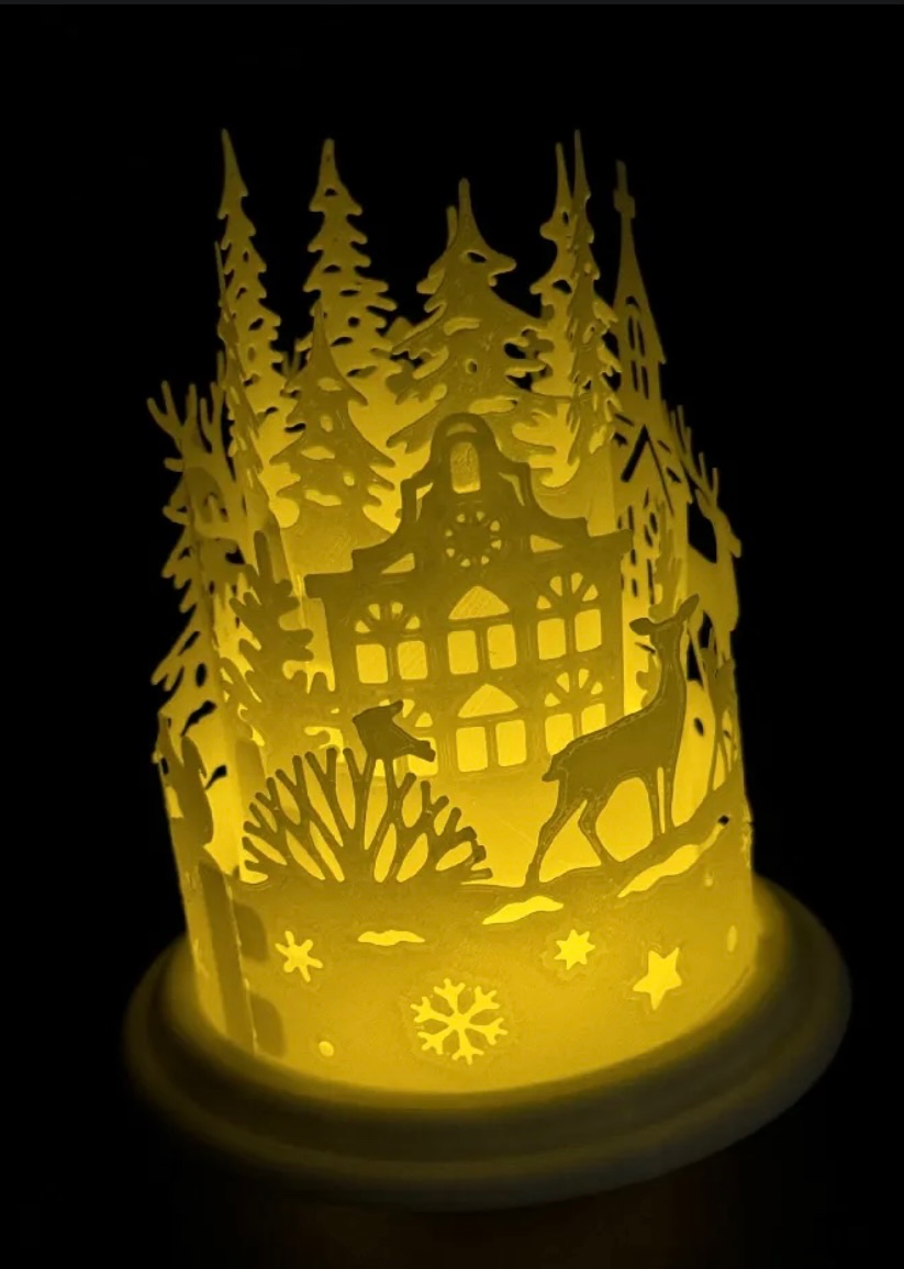 Vanocni dekorace na svicku - 11