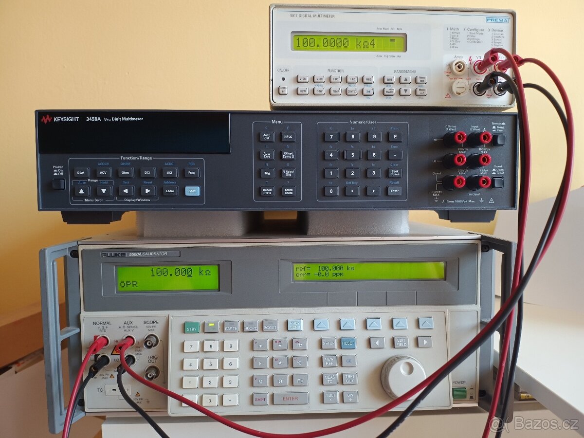 # Přesný 7½ místný multimetr PREMA 5017 # - 11