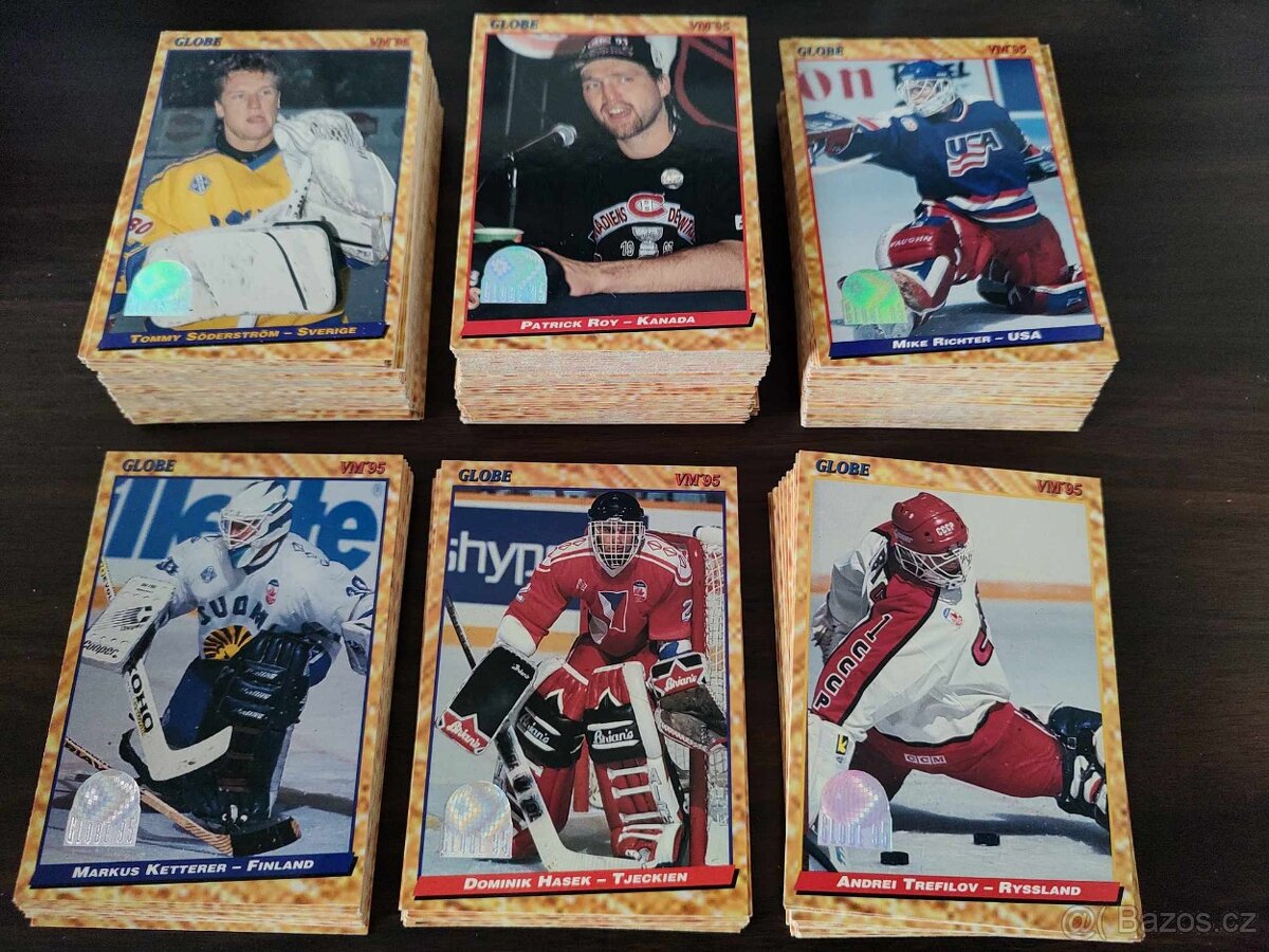 Predám hokejové kartičky repre. (Wien96, Globe95, Semic95..) - 11