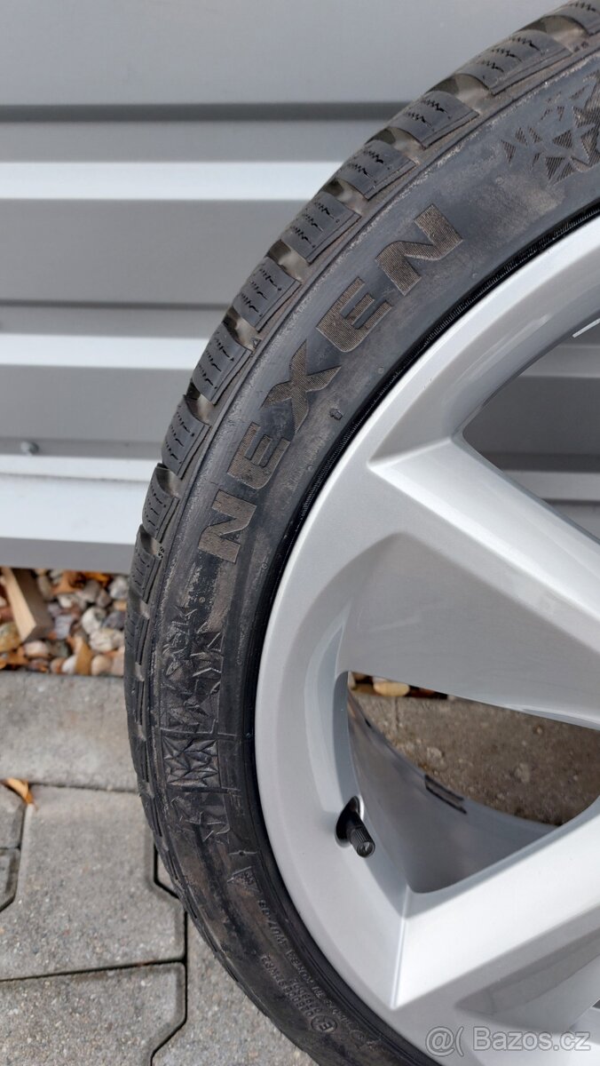 Alu kola 5x112 r18 škoda octavia lll zimní pneu - 11