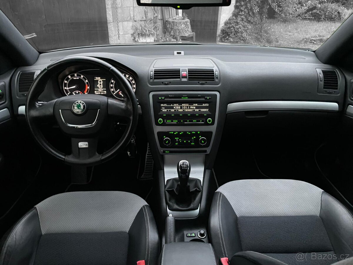 Škoda Octavia 2.0 RS 197k KŮŽE NEBOURÁNO - 11