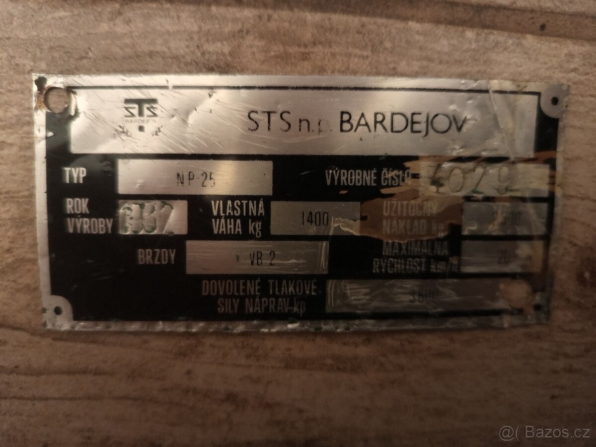 Podvalník NP-25 plošina, plaťák - 11