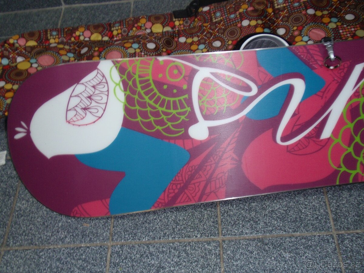 NOVÝ DÁMSKÝ SNOWBOARD 152 CM TRANS+VAK+VÁZÁNÍ ELFGEN - 11