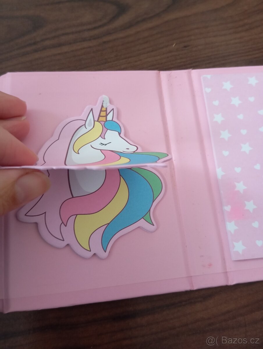 Dětská dívčí sada - deníčky, omalovánky pastelky - 11