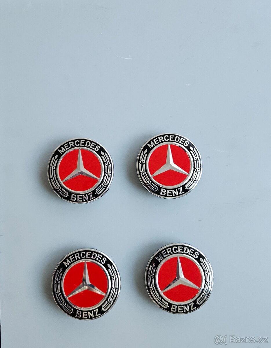 Středové krytky kol Mercedes, 75 mm - 11