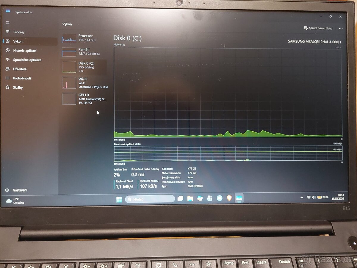 Notebook Lenovo Thinkpad E15 gen.2 - 11