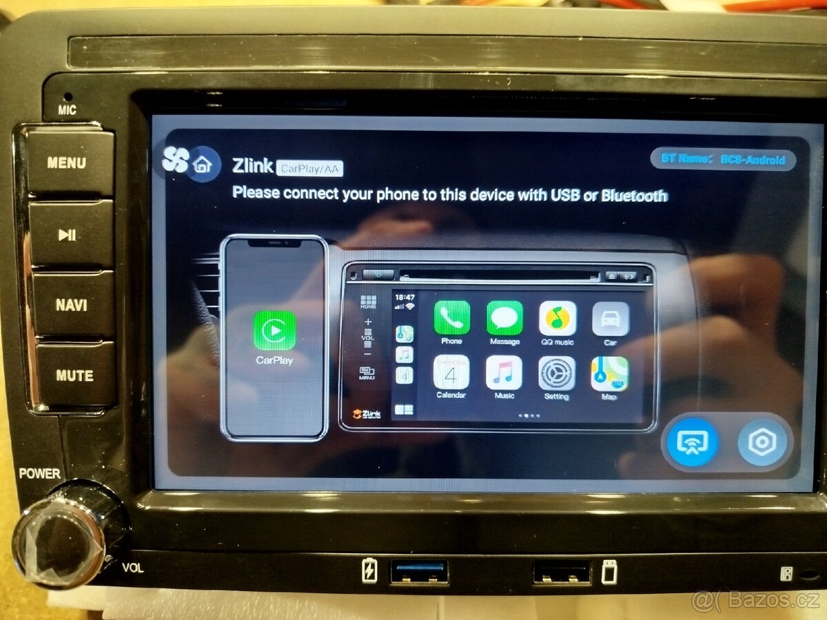 Autorádio pro VW, Škoda, Seat jako Columbus android carplay - 11
