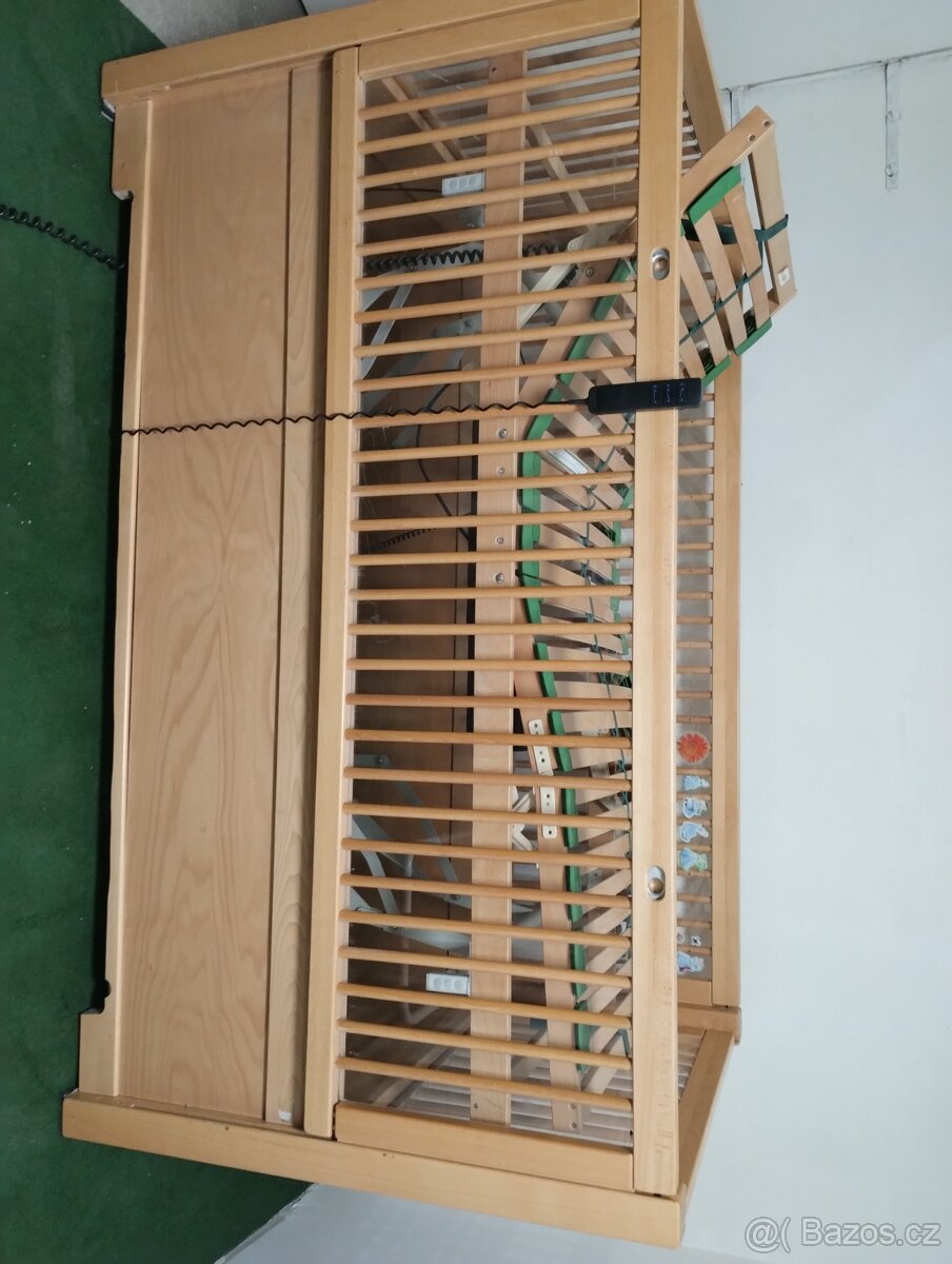 Dětská elektrická polohovací postel se ZÁRUKOU - 11
