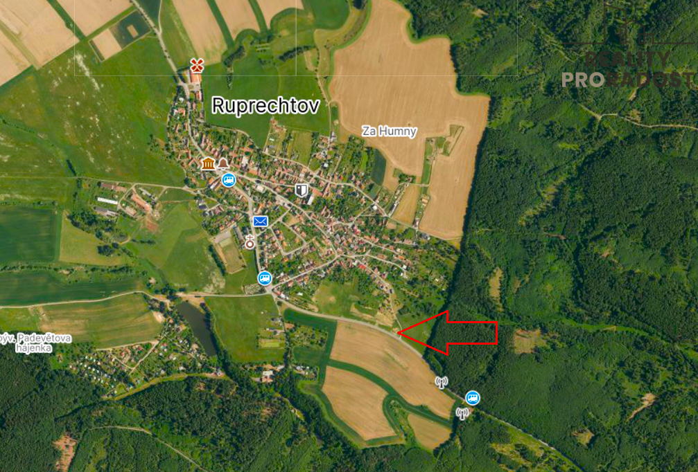 Prodej zahrady 755m2 v Ruprechtově, Zahrada Stavební parcela - 11