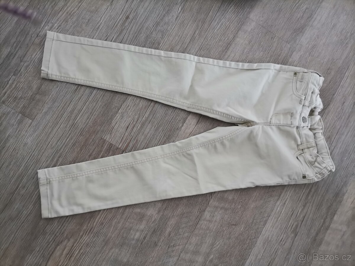 Dívčí kalhoty, rifle, vel. 116, 122, 6 let - 11