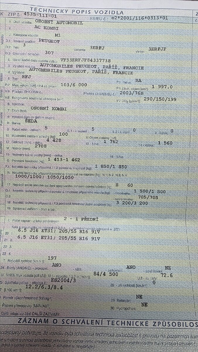 Peugeot 307 2,0 Benzin Automat - 11