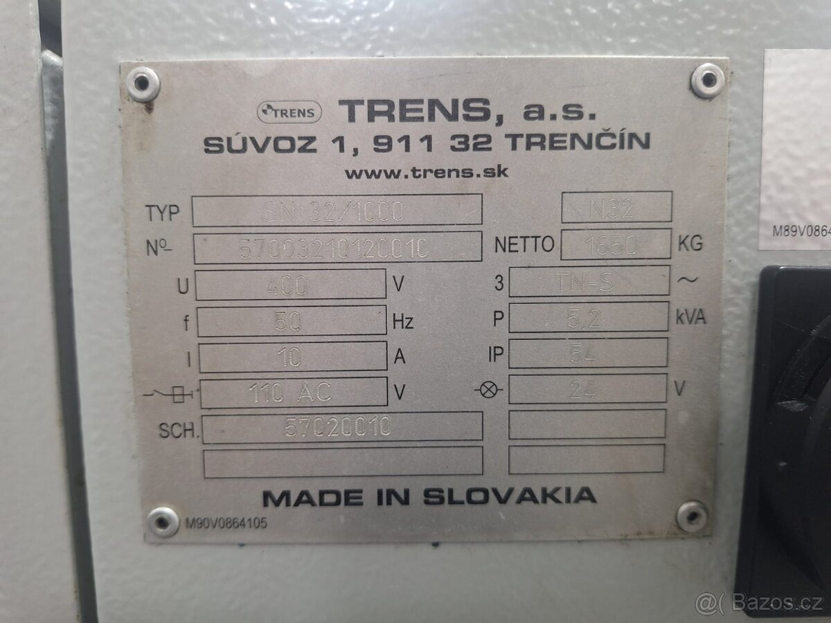 soustruh TRENS SN32 r.vyroby 2012 - 11
