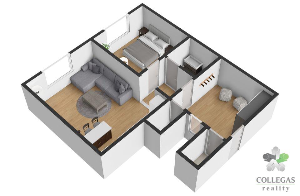 Prodej, byt 2+kk, Kroměříž, ul. Úprkova - 11